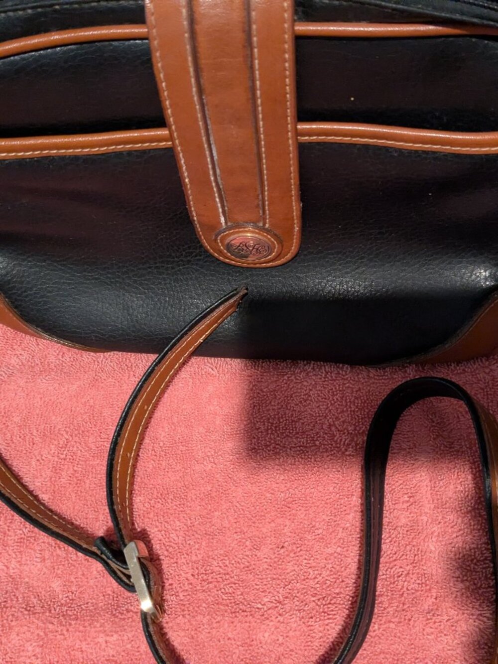 Leather vintage purse - B.H. Smith